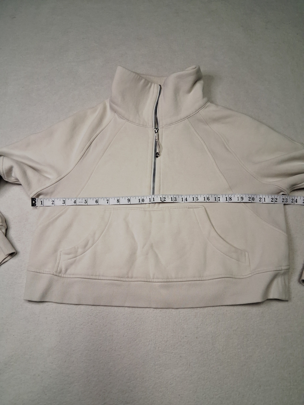lululemon athletica Women's Half-Zip Pullover - Cream - Picture 3 of 12